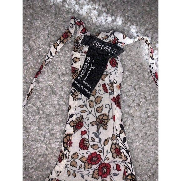 Forever 21 Elephant Crop Top w/ Anemone Strappy Bra - Picture 3 of 6